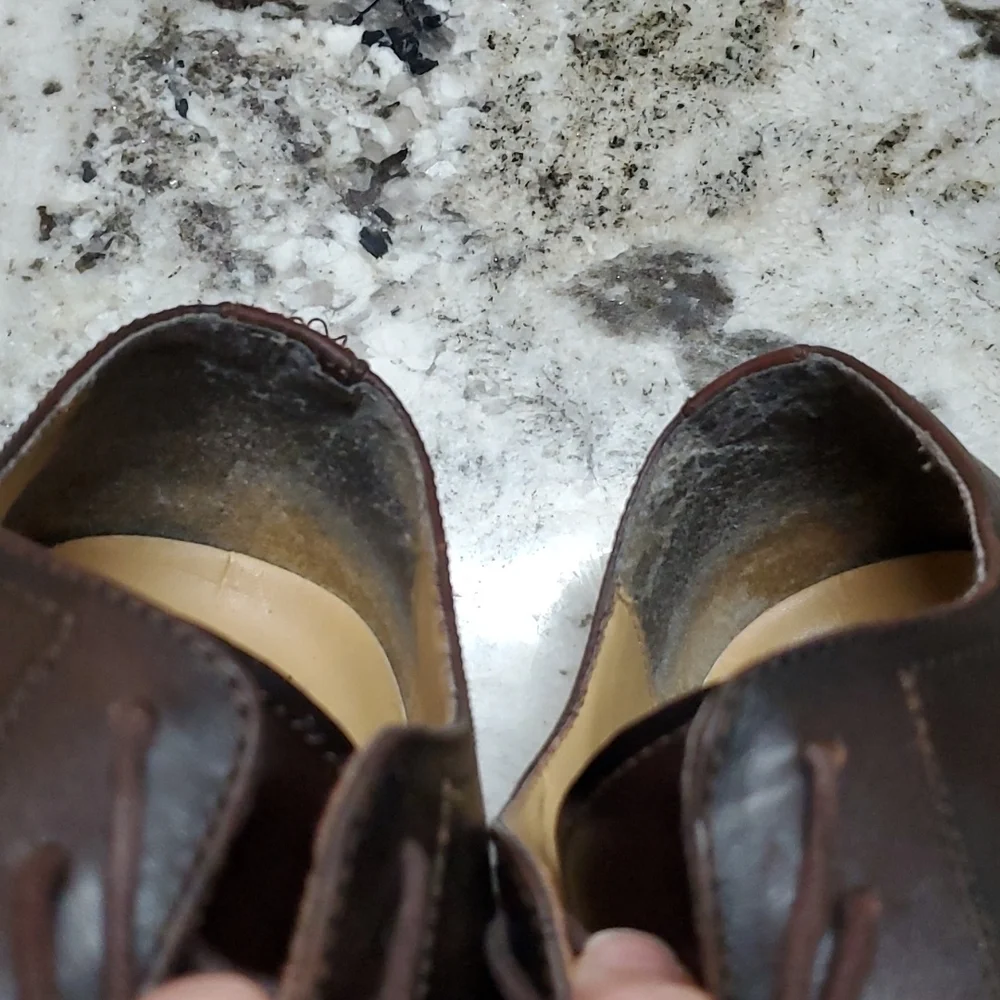 Chaps Loafers Mens 10.5 Dress Shoes Brown Oxford Loafers